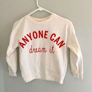 Zara sweatshirt - size 9